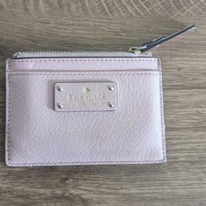 Kate Spade Card Holder Waller Leather Pink Leather